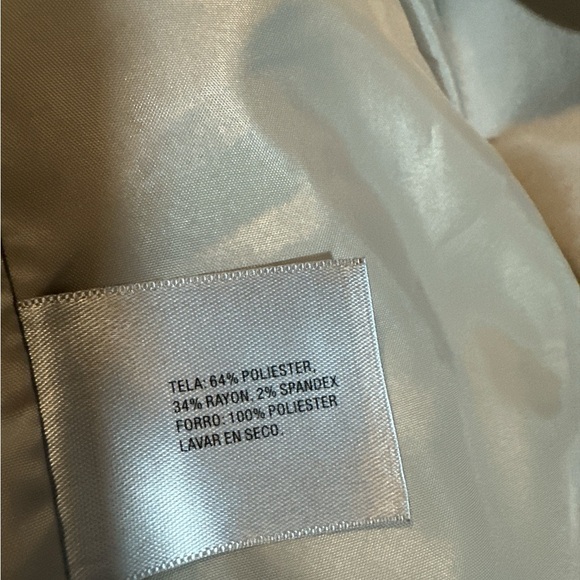 Worthington Women's Cream Pea Coat - Picture 3 of 6